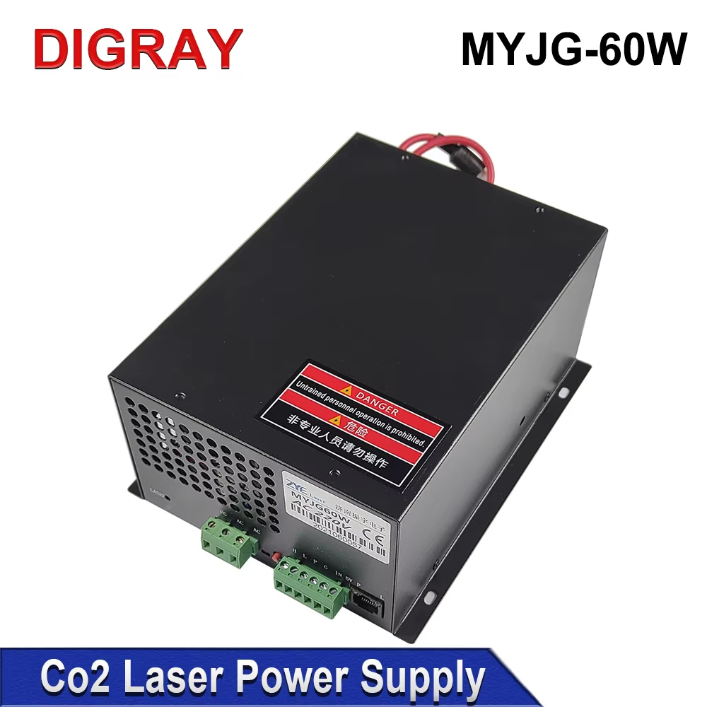 Laser Power Supply 60W - DIGRAY MYJG-60W Laser Power Supply for