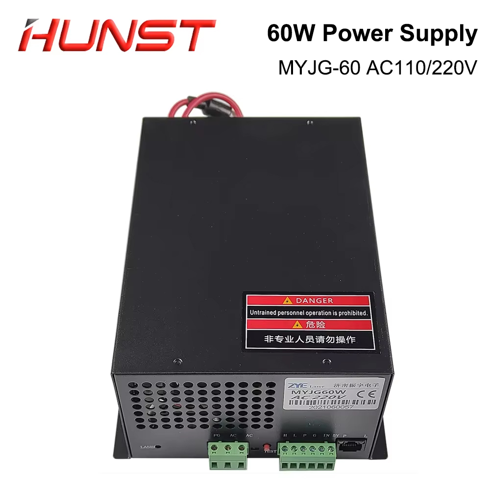Laser Power Supply 60W - Hunst MYJG 60W CO2 Laser Power
