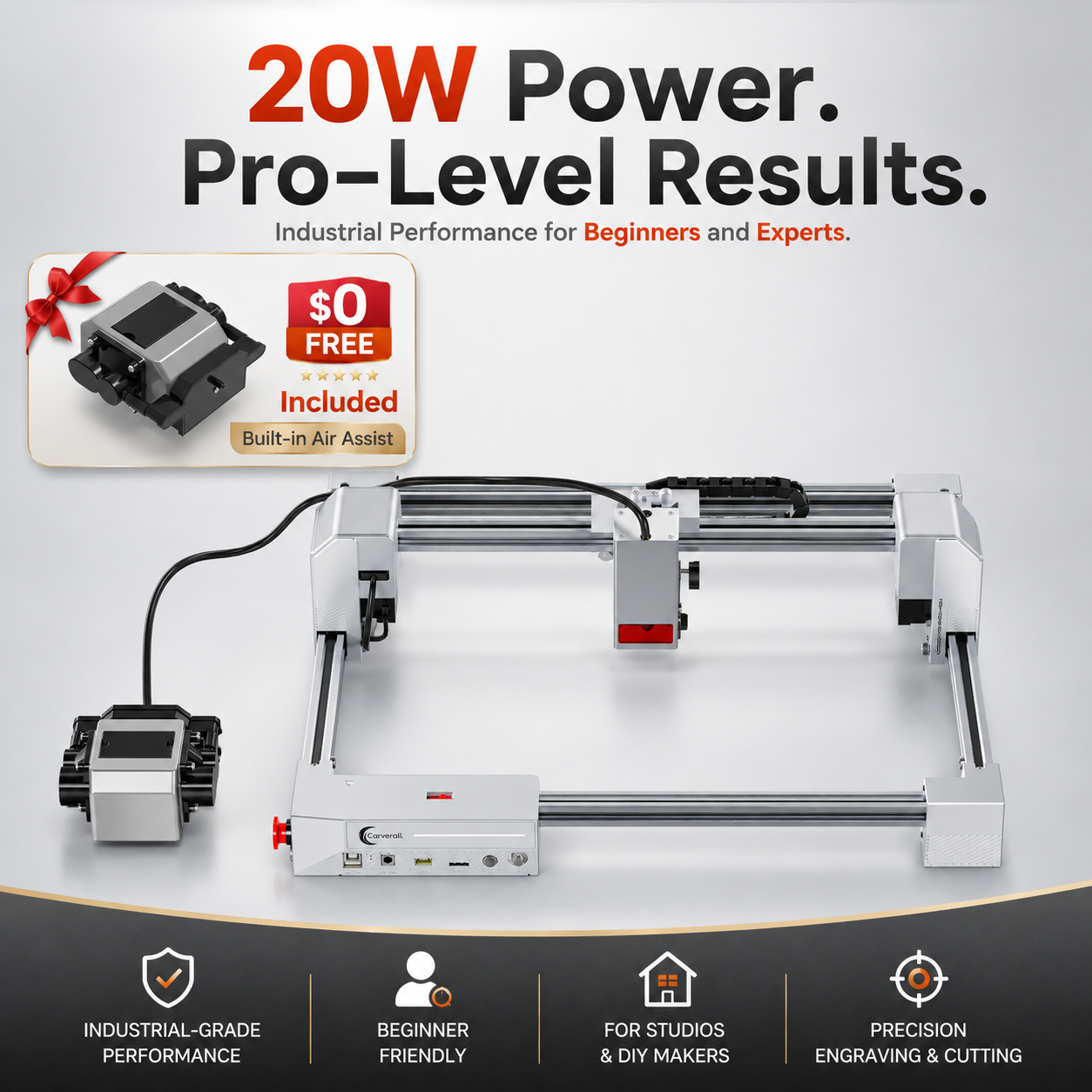 Laser Engraving Software - Carverall JL9 20W Laser Engraver Cutter,