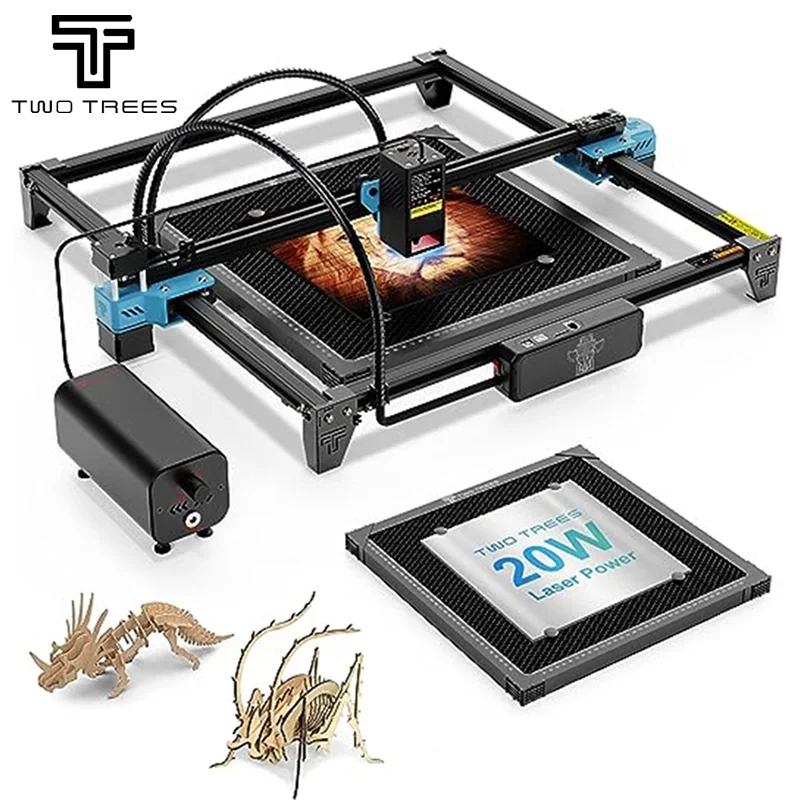 Industrial Laser Etching Machine - TWOTREES TTS-20 Pro 20W Metal Laser