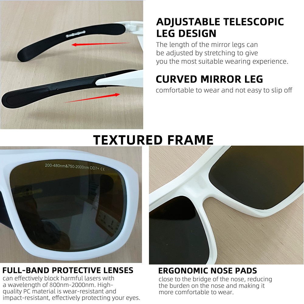 OD7 Laser Safety Glasses Goggl – Industrial Laser Hair Removal recenzja i cena