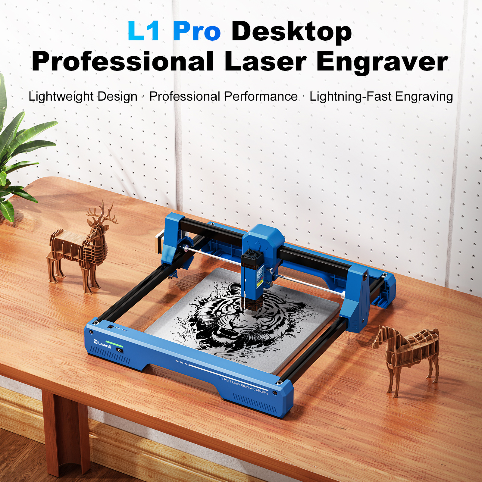 Laservii L1 Pro 7W 12W Desktop – Laser Engraving Software recenzja i cena