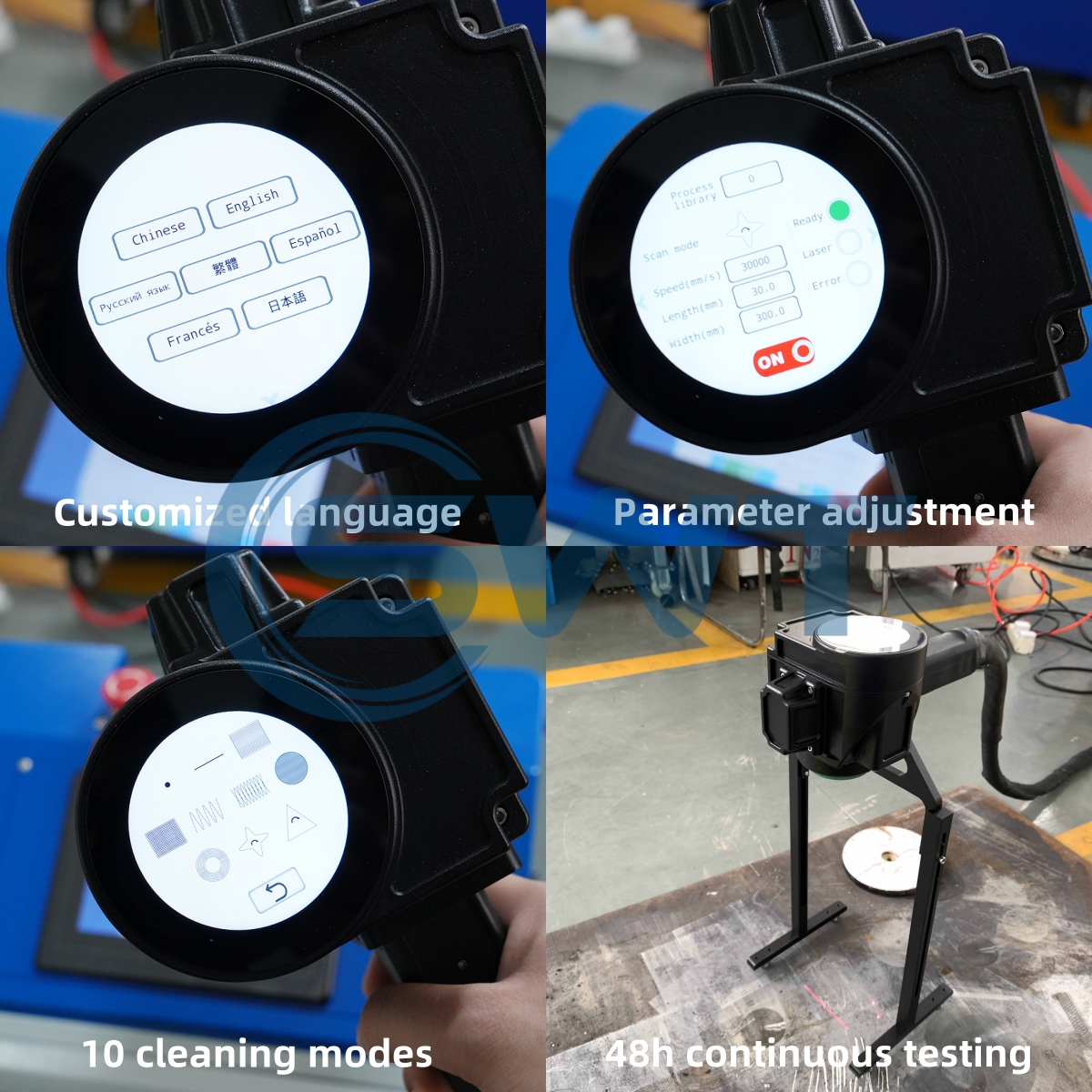 SWT 200W 300W Portable Pulsed  – Industrial Laser Cleaning Equipment recenzja i cena