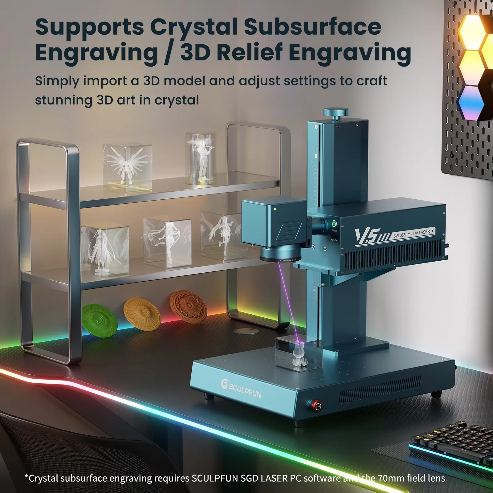 SCULPFUN V5 UV Laser Engraver  – Industrial Uv Laser recenzja i cena
