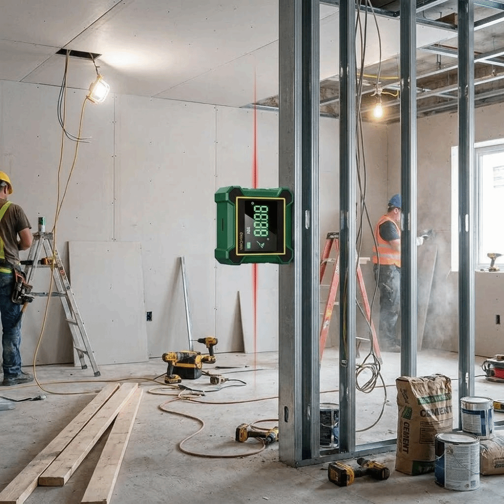 4-Side Magnetic Digital Level  – Industrial Laser Alignment recenzja i cena