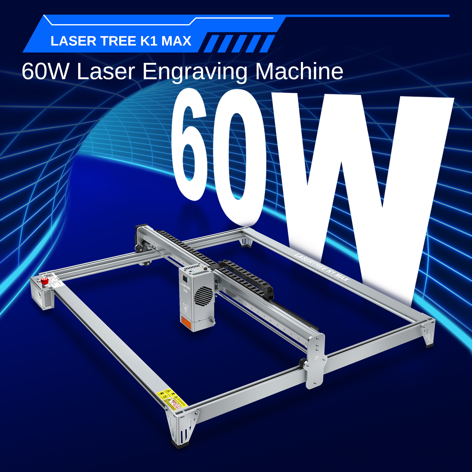 LASER TREE Laser Engraver with – Laser Power Supply 60W recenzja i cena