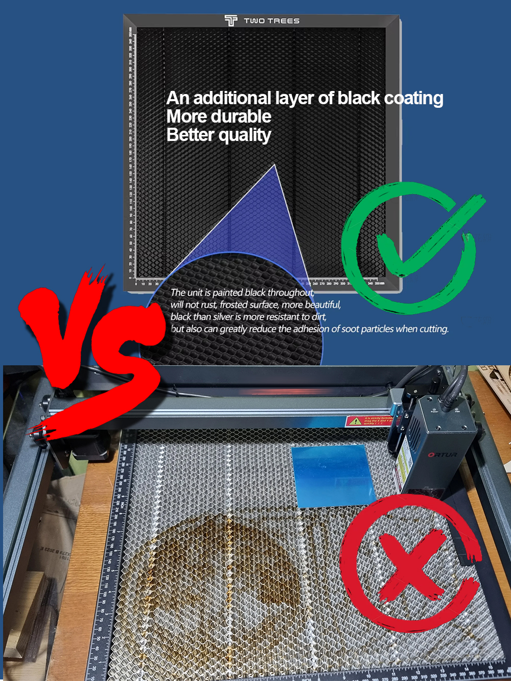 Heavy Duty Honeycomb Metal Tab – Industrial Laser Etching Machine recenzja i cena