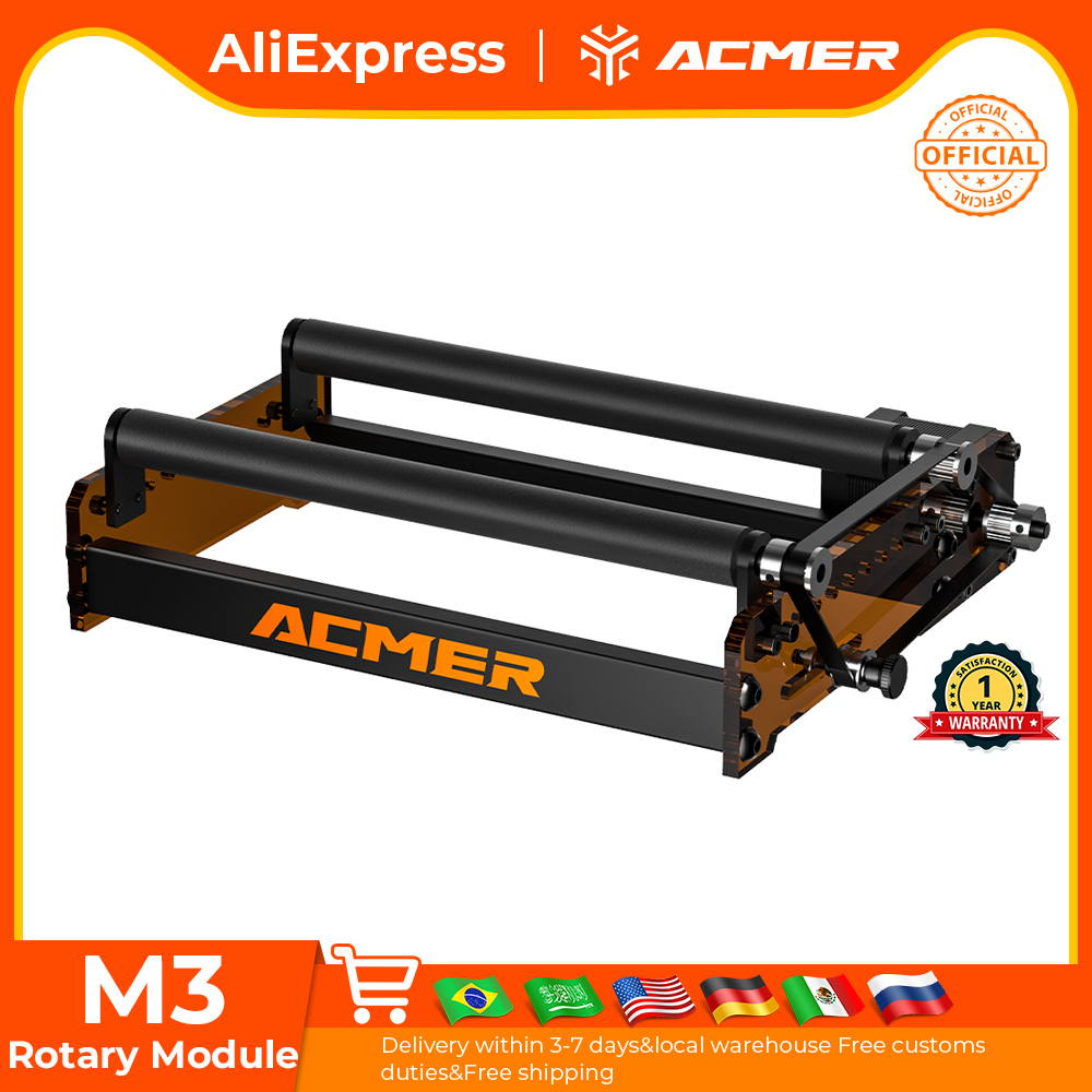 ACMER M3 Laser Rotary Roller 3 – Laser Engraving Software recenzja i cena