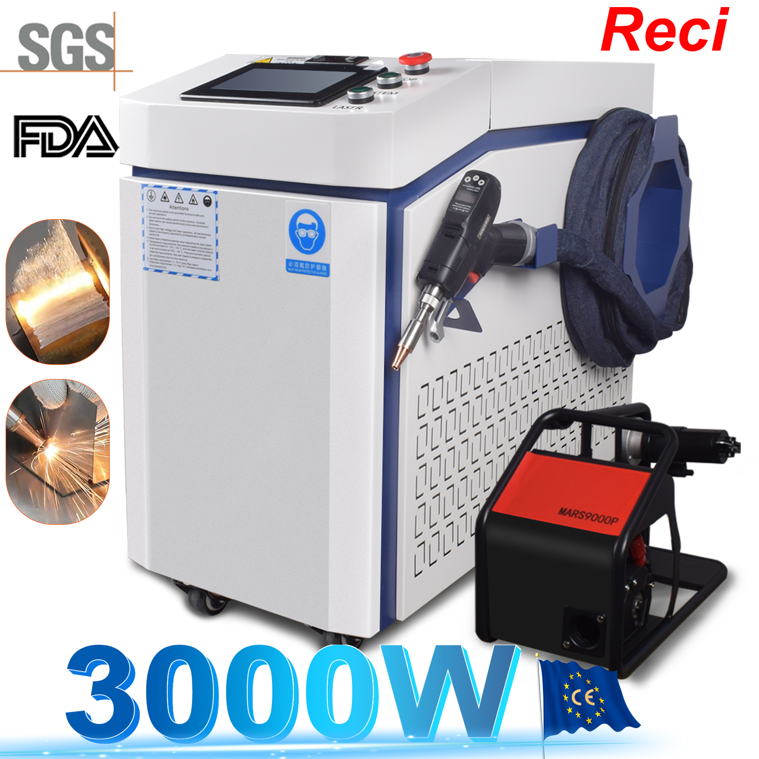 3000W 4 IN 1 Fiber Laser Weldi – Industrial Laser Etching Machine recenzja i cena