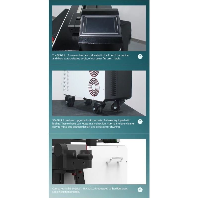 Portable Pulse Fiber 300W Lase – Industrial Laser Cleaning Equipment recenzja i cena