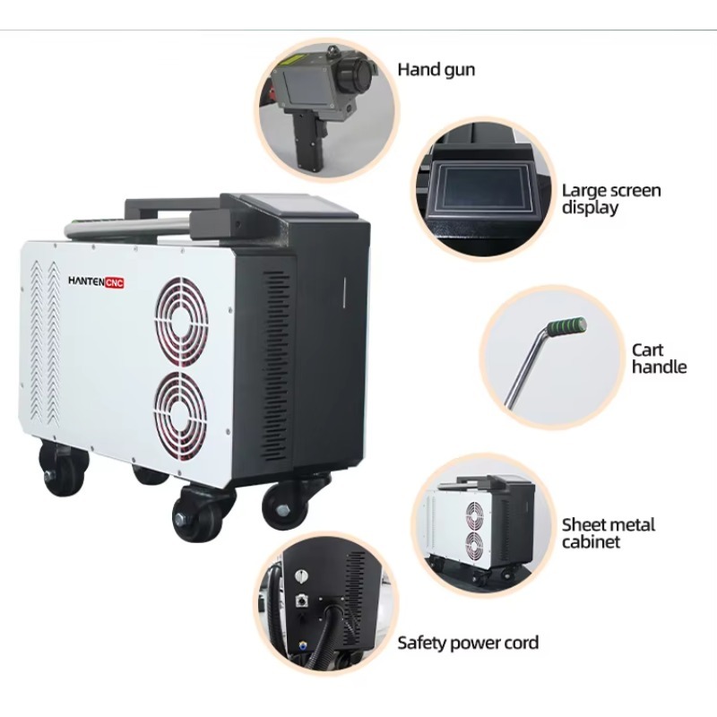 Portable Pulse Fiber 300W Lase – Industrial Laser Cleaning Equipment recenzja i cena