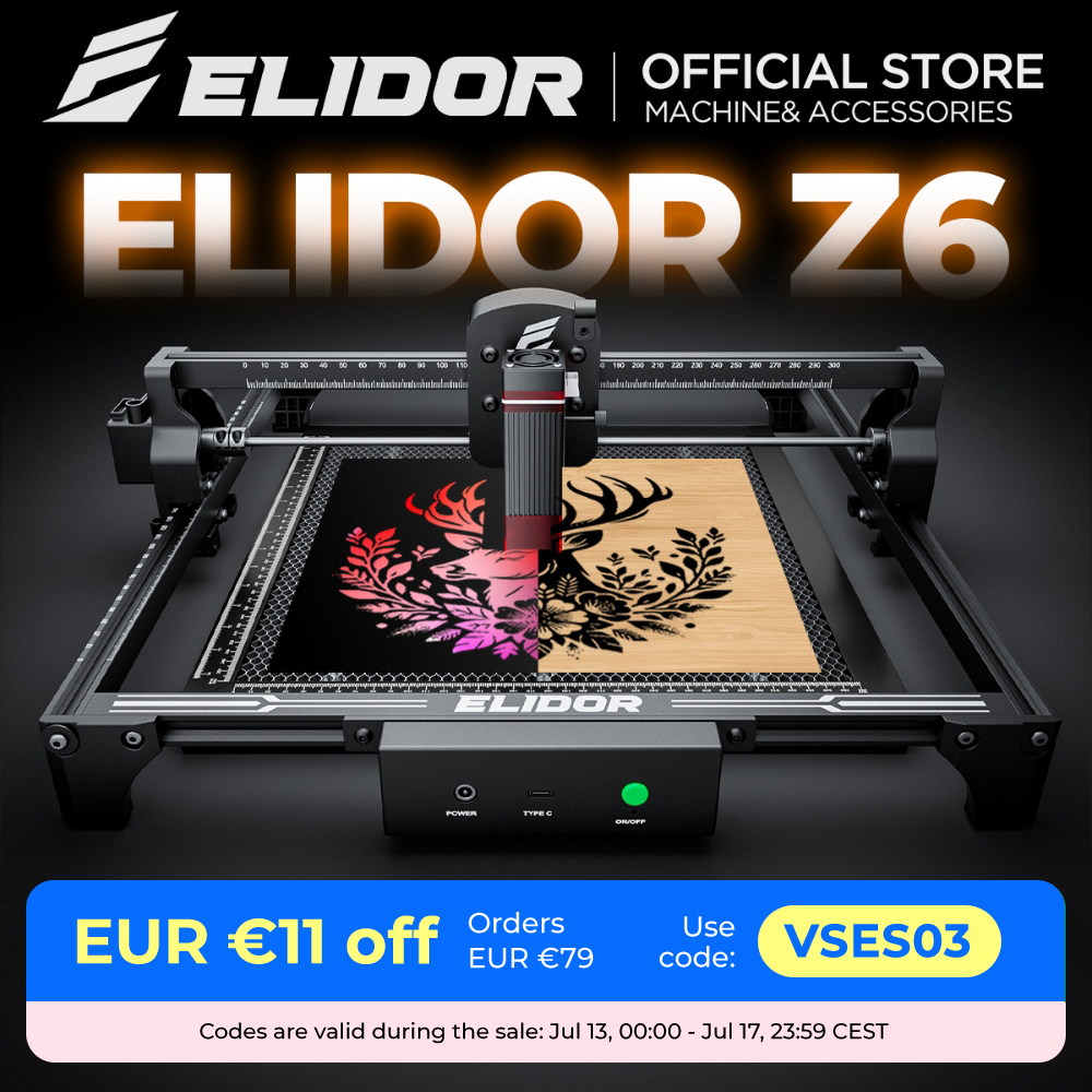 ELIDOR Z6 6W Laser Engraver an – Laser Engraving Software recenzja i cena