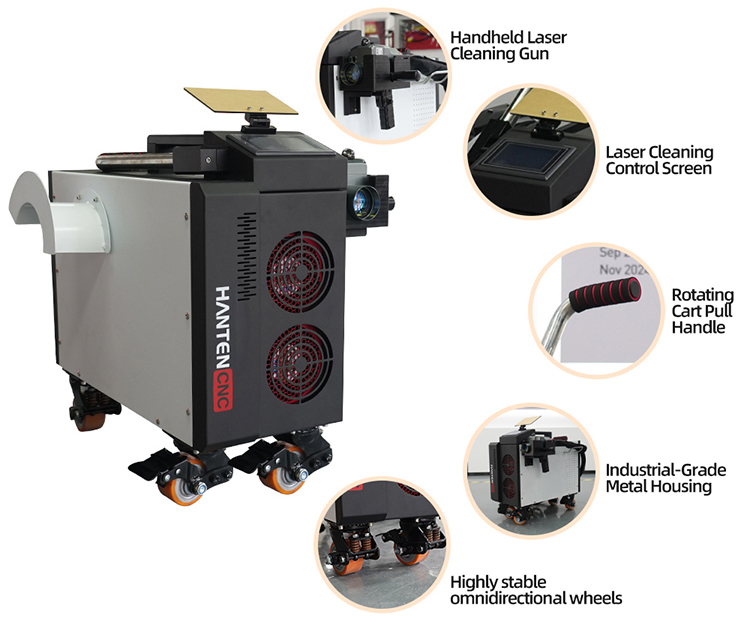 Pulse Laser Cleaner 500W Air C – Industrial Laser Cleaning Equipment recenzja i cena
