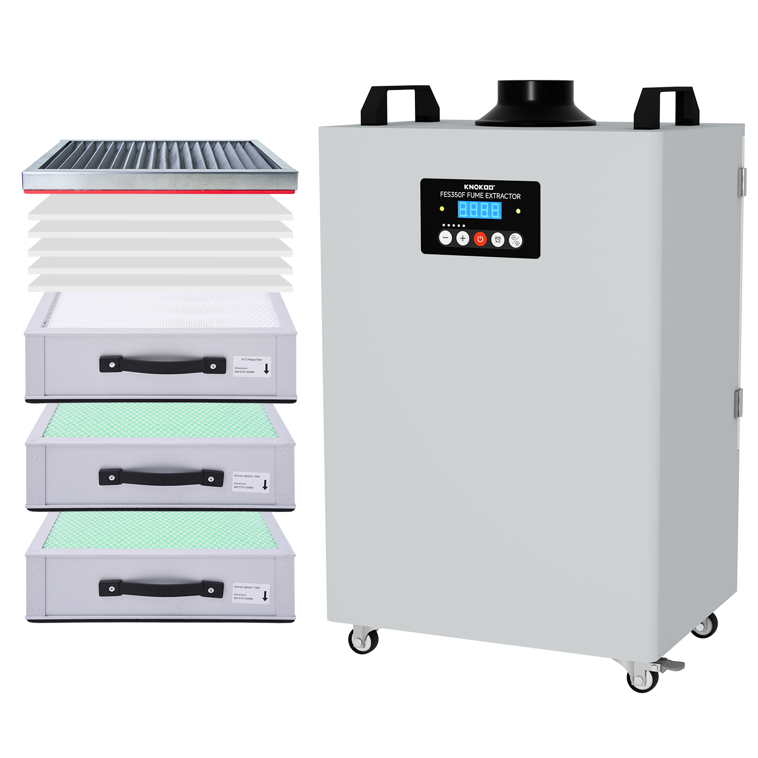 KNOKOO FES350F Industrial Port – Industrial Laser Cleaning Equipment recenzja i cena