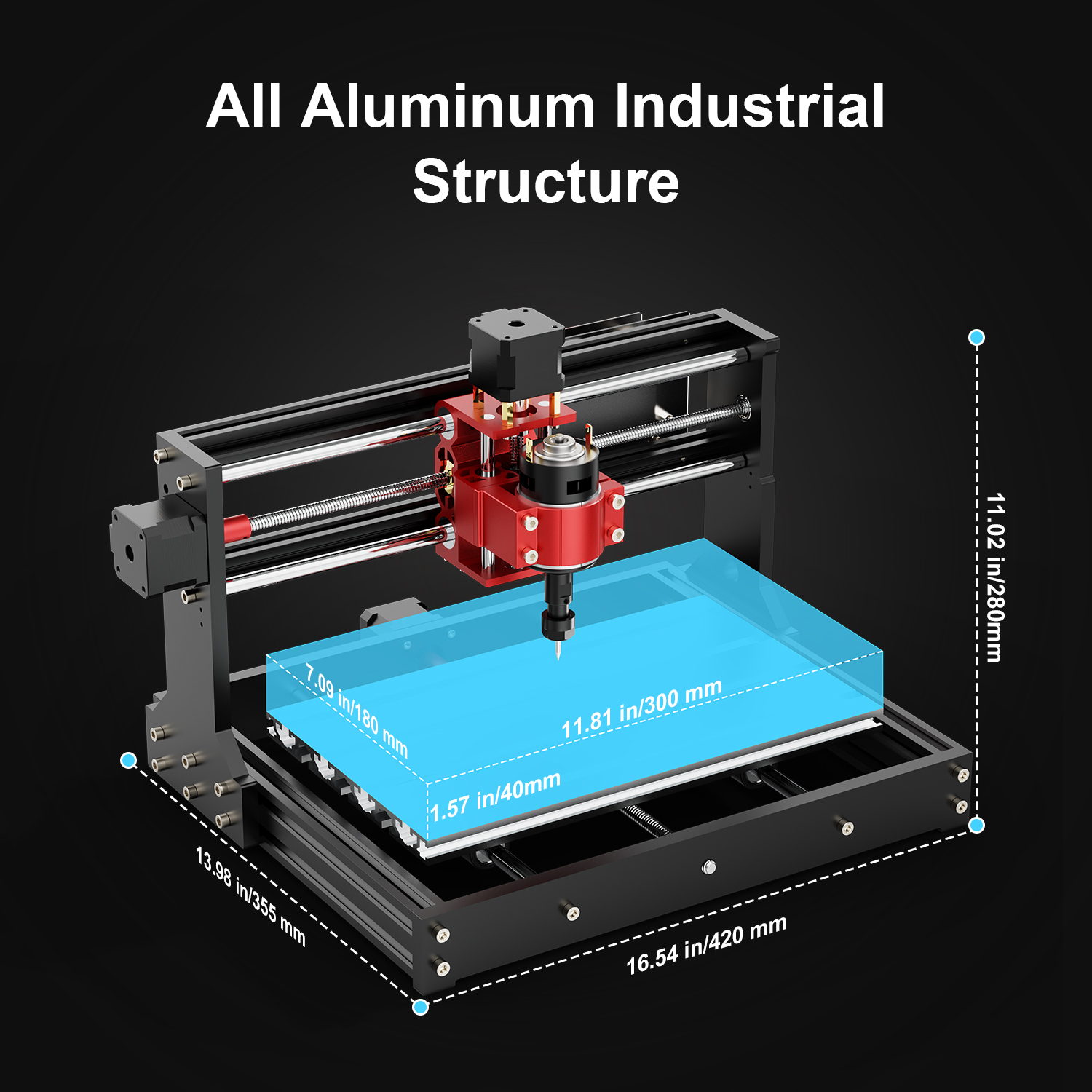 TWOTREES CNC Router TTC3018 Pr – Industrial Laser Etching Machine recenzja i cena