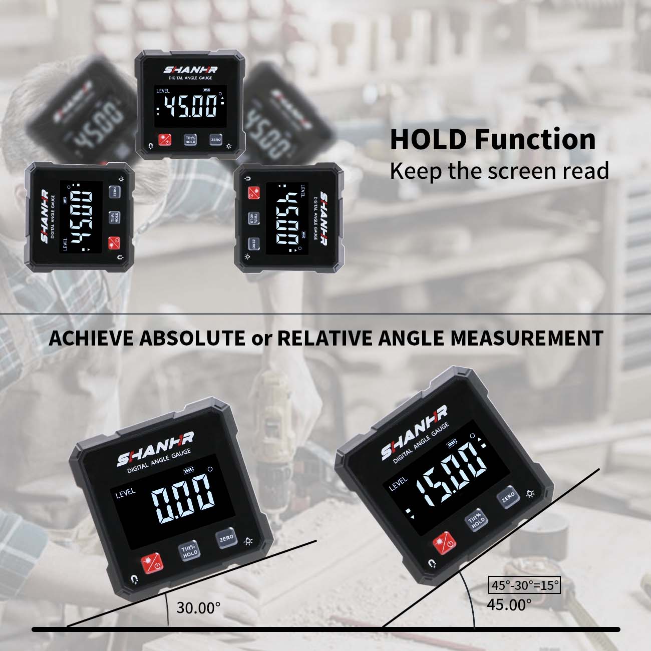 SHANHR Electronic Protractor 4 – Industrial Laser Alignment recenzja i cena
