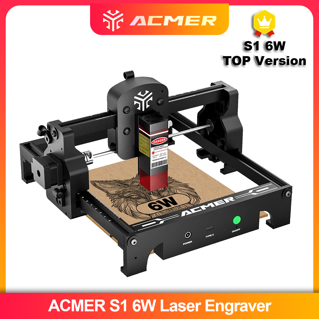 ACMER S1 2.5/3.5/6W Laser Engr – Laser Engraving Software recenzja i cena