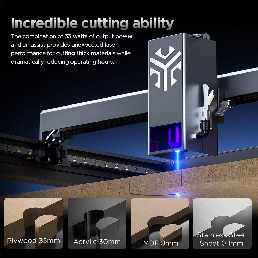 ACMER P2 Laser Engraver 33W 20 – Laser Engraving Software recenzja i cena
