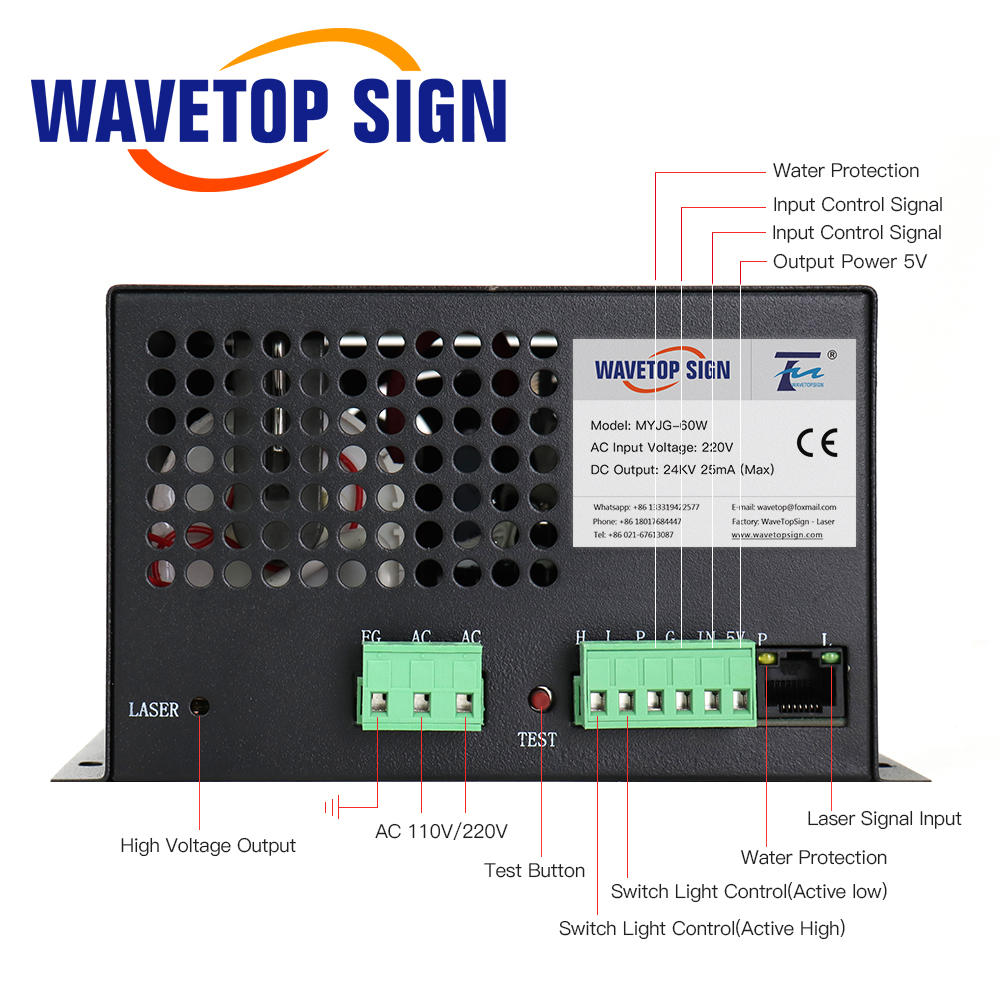 SignkoRay Co2 Laser Power Supp – Laser Power Supply 60W recenzja i cena